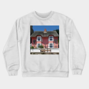 Lyme Regis, Library Cottage. Crewneck Sweatshirt